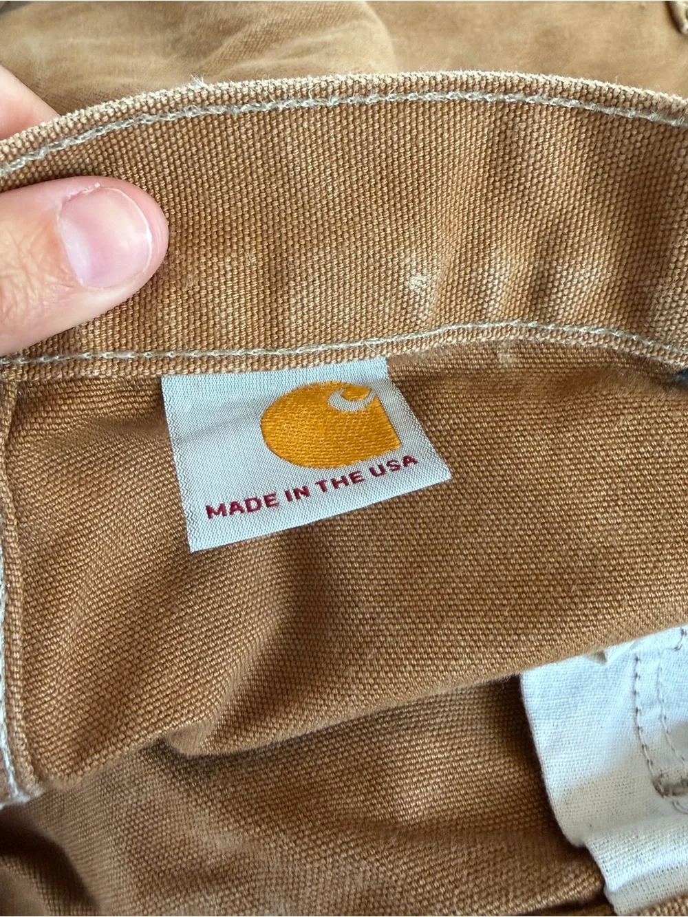 Carhartt Tan Corduroy Work Pants